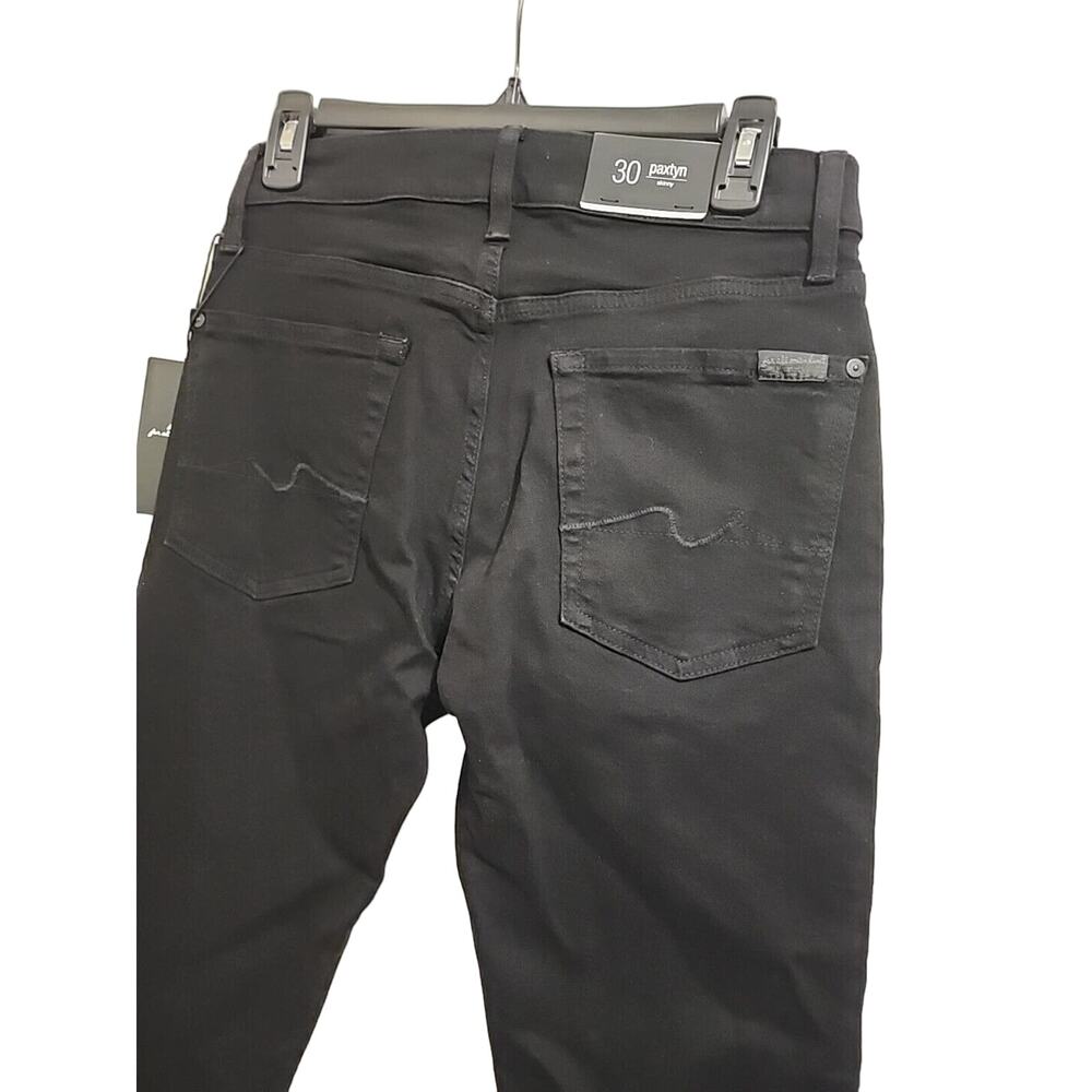 7 For All Mankind Men's Bonx Mid-Rise Skinny Fit Jeans Size 30x34 - Picture 2 of 7